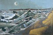 Caspar David Friedrich Paul Nash, Totes Meer oil painting artist